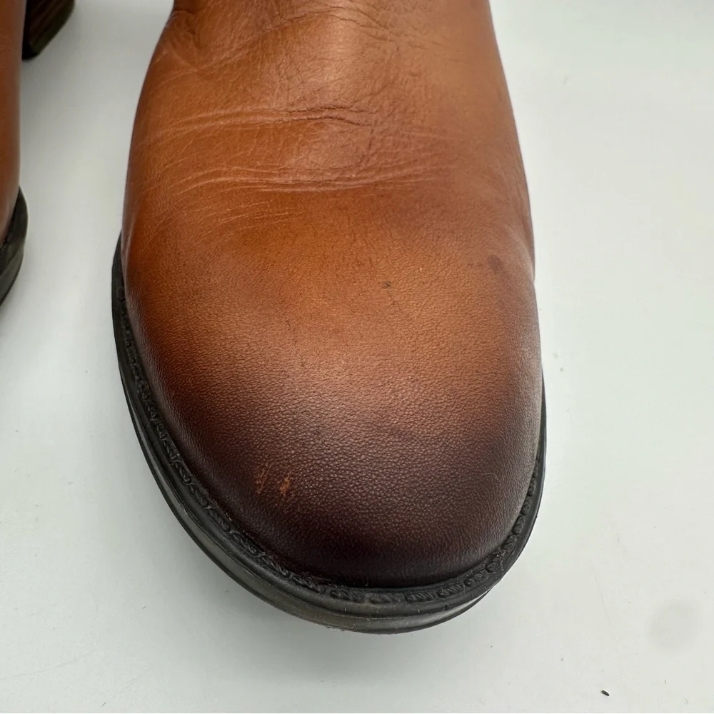 Sam Edelman Penny Tan Leather Knee High Boots